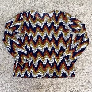 Vintage 70s Zigzag Shirt